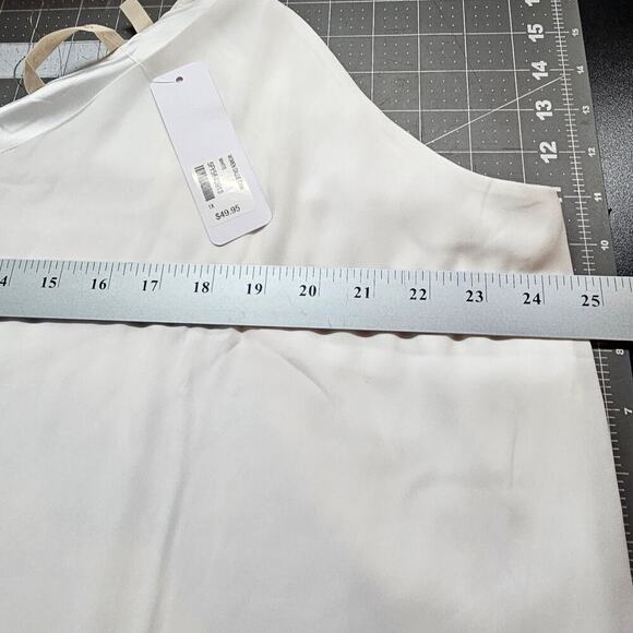Soft Surroundings Cami Womens 1X White Sleeveless Top Neutral Minimalist Layered - Picture 6 of 8